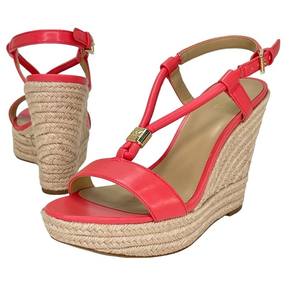 Michael Kors Annie Espadrille Wedge Womens Sandals Size 10M - Picture 9 of 13